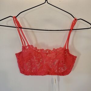 Christies  Italy NWT pink lace bandeau bra with underwire size 32